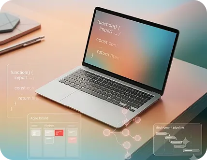 Laptop with dashboard
