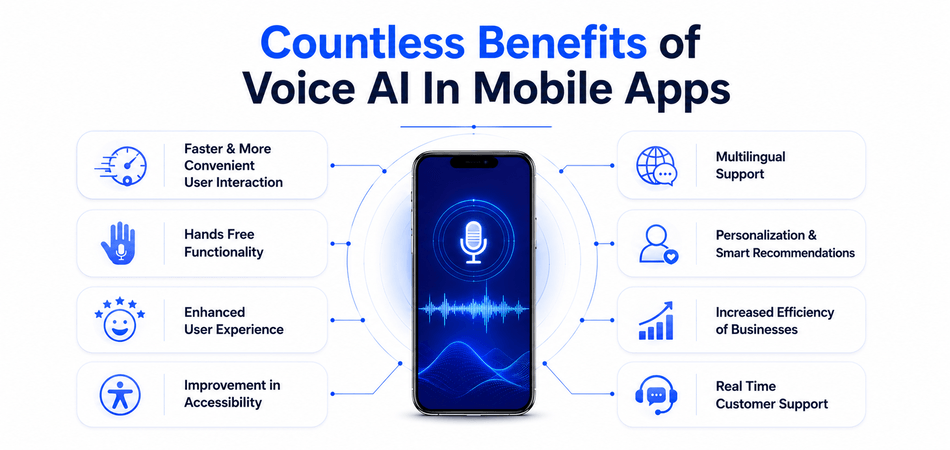 Countless Benefits of Voice AI In Mobile Apps