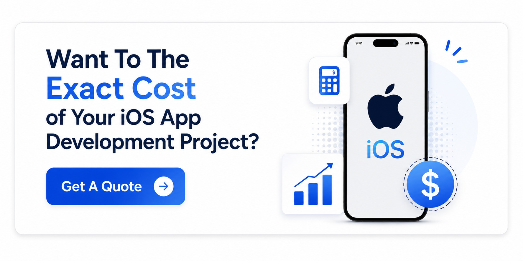 Get a quote for your iOS app development project with custom pricing and expert consultation